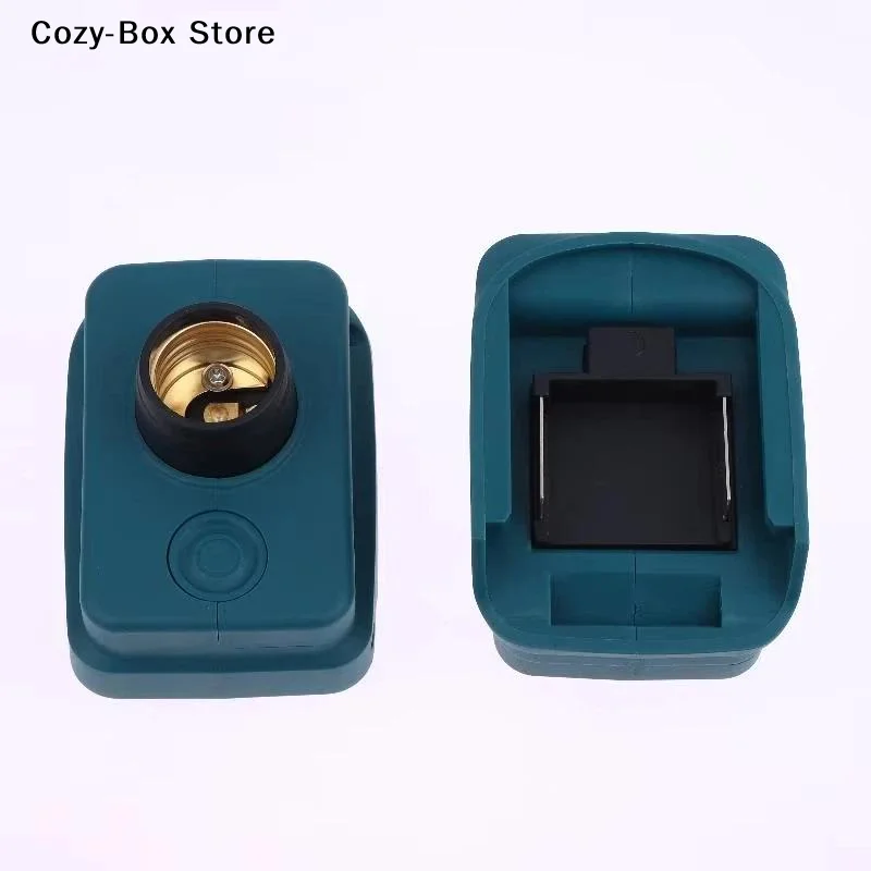 [ZY]Lithium Battery E27 Light Socket Fits Multiple Battery Types Bulbs Fans LED Lamps Ideal For Camping Outdoor Work Emergency
