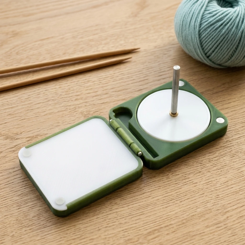 Organisateur de fil imprimé en 3D, enrouleur professionnel pour tricot, support de laine tissée fait main pour artisans, outil de crochet à surface lisse et durable