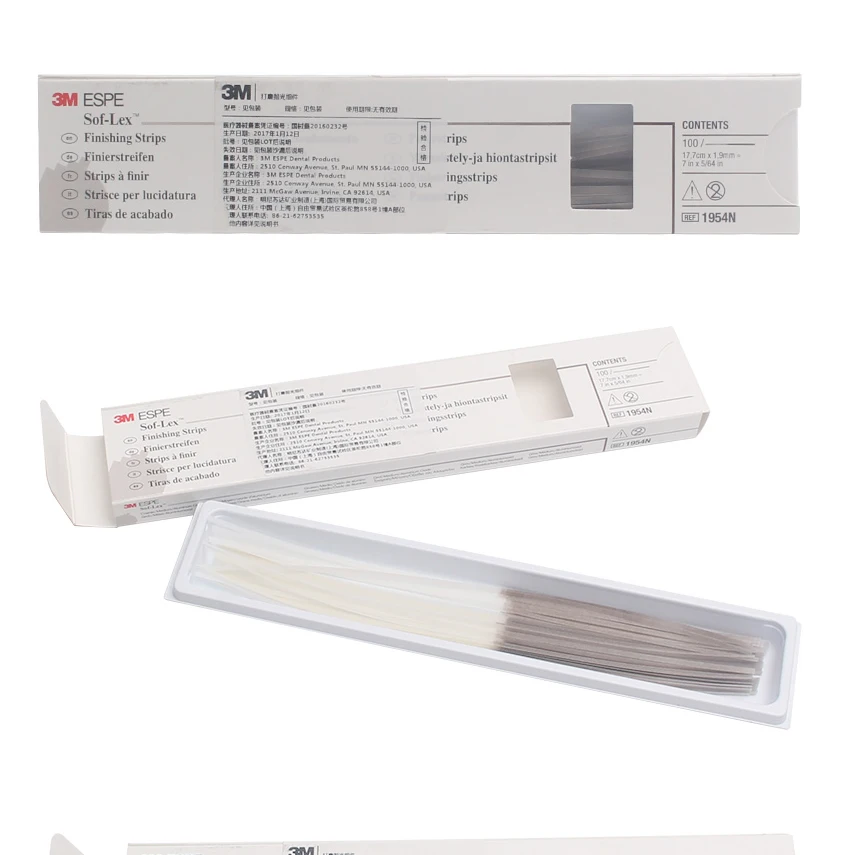 Dental Finishing and Polishing Strips 3M ESPE Sof-Lex Finishing Strips Dental Polish Dices Dental Rubber Polisher