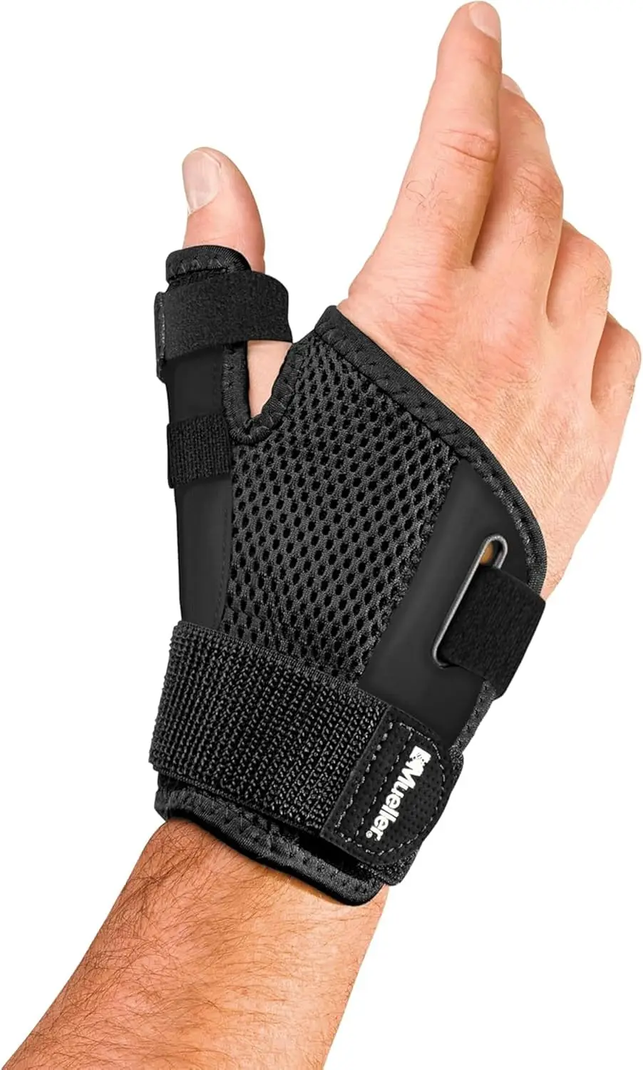 

Sports Medicine Adjust-to-Fit Thumb Stabilizer, Thumb Pain Relief Brace for Men and Women, Ideal for Sprains, Fits Right or Left