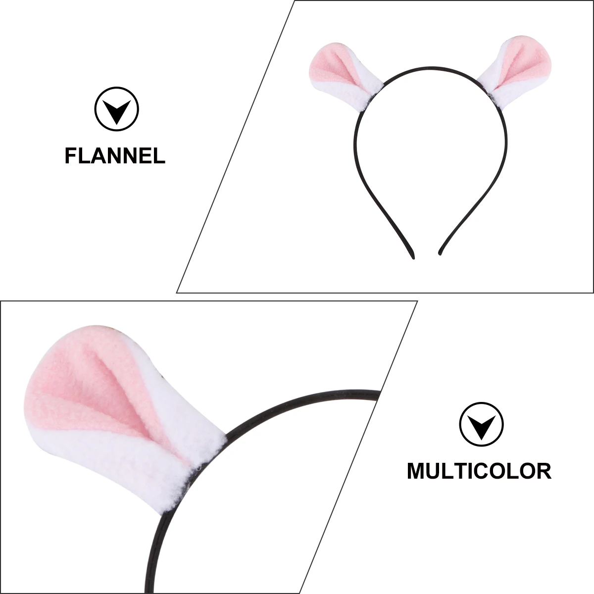 

4Pcs Elk Hairb Horn Headb Xmas Hoop Pink Child Adult Christmas Party Costume Holiday Decorations Lightweight NonDeformation Hair