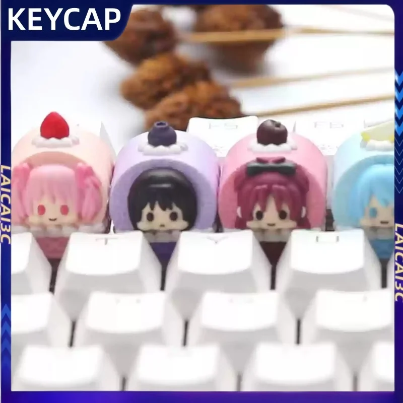 

Puella Magi Madoka Magica Theme Keycap Single Resin Glue Material Mechanical Keyboard Creative Personality Cartoon Anime Keycap