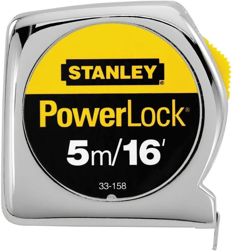 16-Foot Tape Measure with PowerLock Feature, Durable and Accurate for DIY Projects and Professional Use