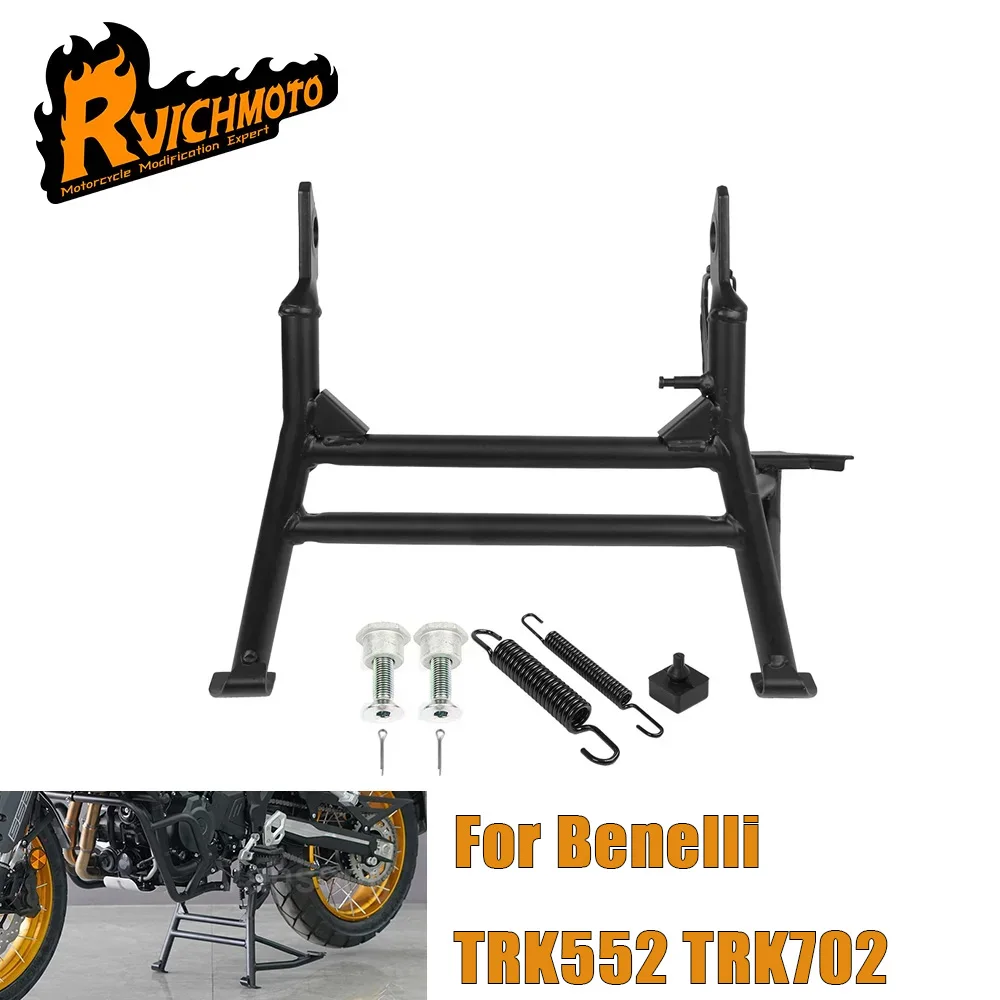 TRK552 TRK702 Motorcycle Middle Kick Stand Holder Bracket Center Kickstand Steel Parking Rack For Benelli TRK 702 552 TRK-702