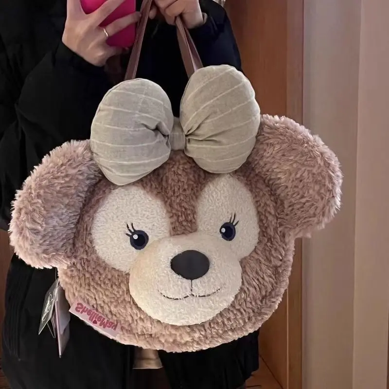 Cartoon Disney Duffy Bear Shelliemay Plush Large Capacity Shoulder Bag Leisure Portable Plushies Kawaii Handbag Birthday Gift