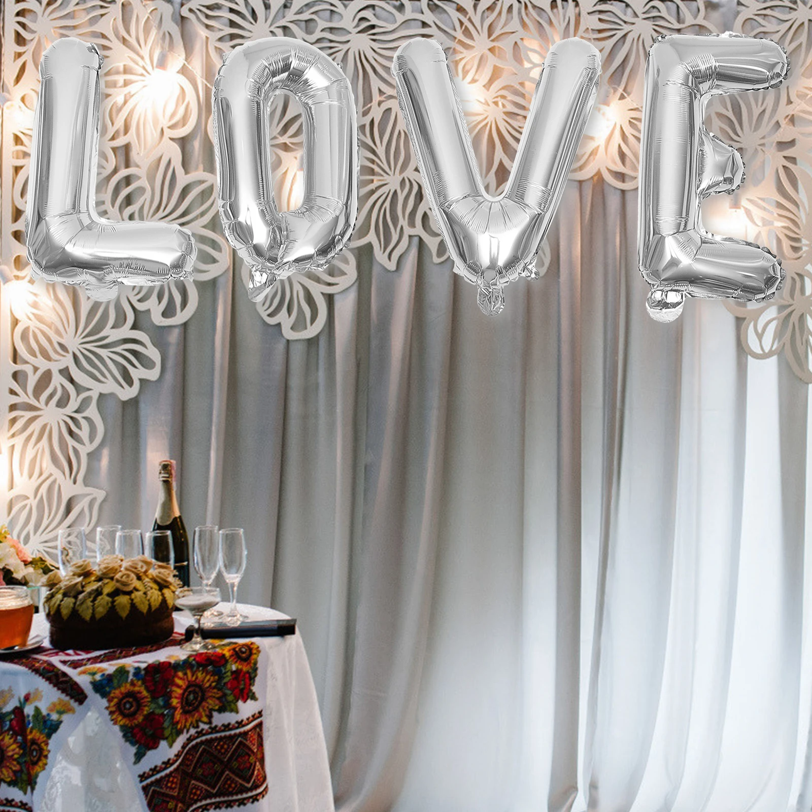 

26 Pcs Foil 16 Inch Reusable Decor Wedding Birthday Party Supplies Helium Alphabet Letter Balloons Letter Balloons