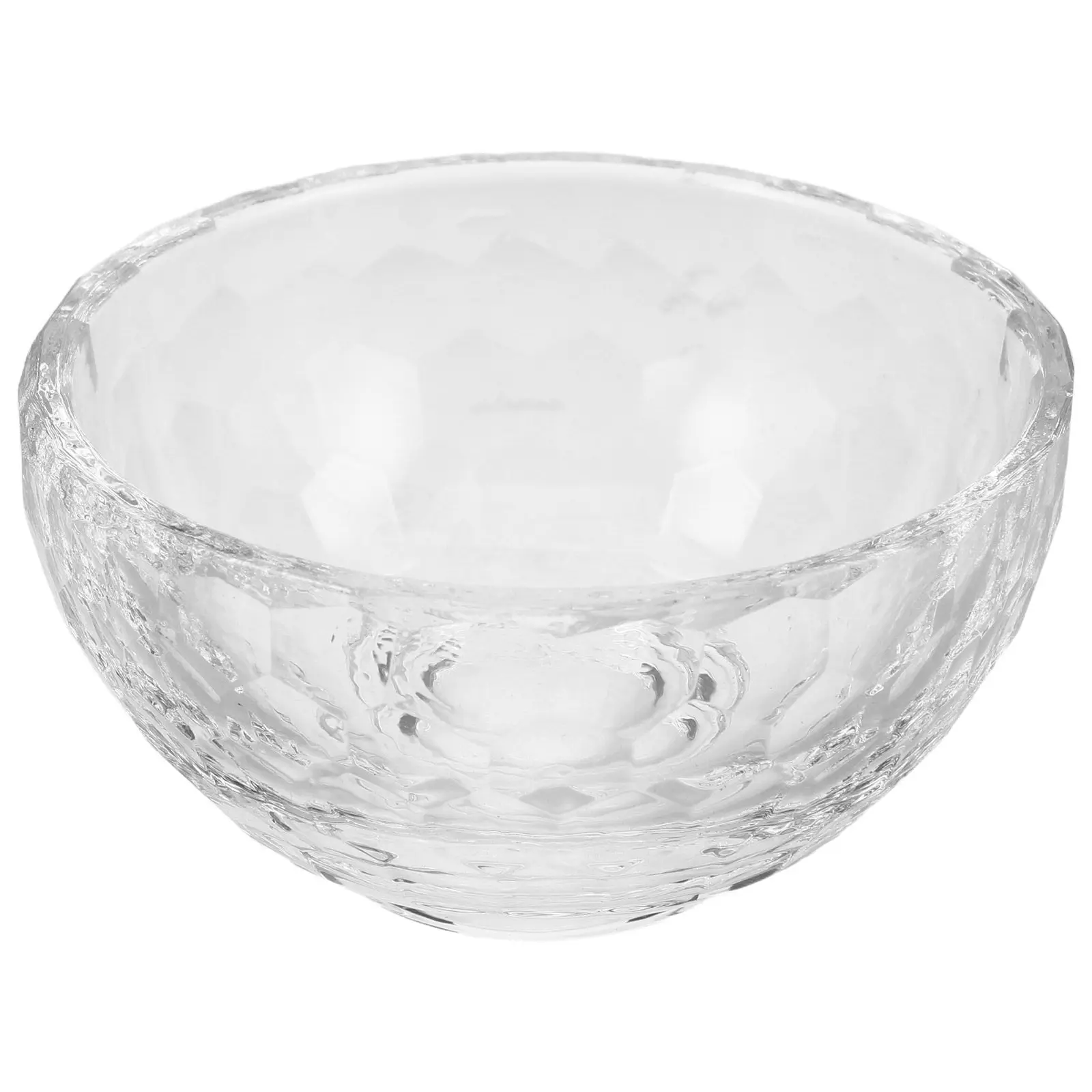 Clear Mini Crystal Bowl Glass Altar Dish Votive Holder Meditation Yoga Container Offering Bowl