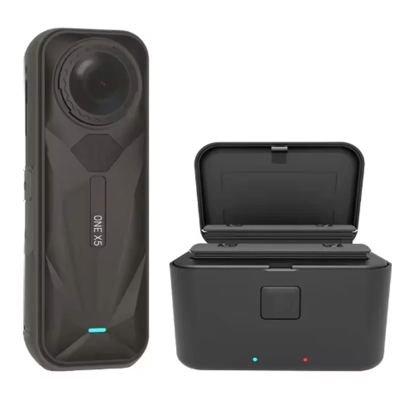 

Camera Charging Case For Insta360 X5-USB Type-C Interface, 5V/MA 3A MAX Charge Output-[Y03A]