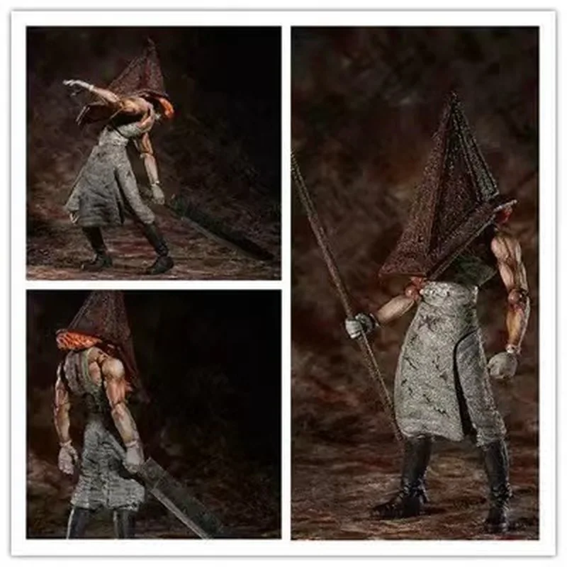 Hot Silent Hill 2 Red Pyramid Head Action Figure Articulated Posable Collectible Horror Game Model For Horror Game Fans Gift - view 3