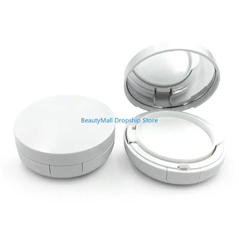 

40JD Cosmetic Makeup Case Container with Powders Sponges Mirror for BB Cream