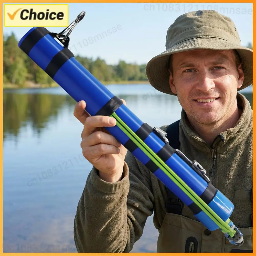 

Универсальная катапульта-удочка для точного заброса приманок, снастей и наживок для ловли басса, форели, сома в соленой воде