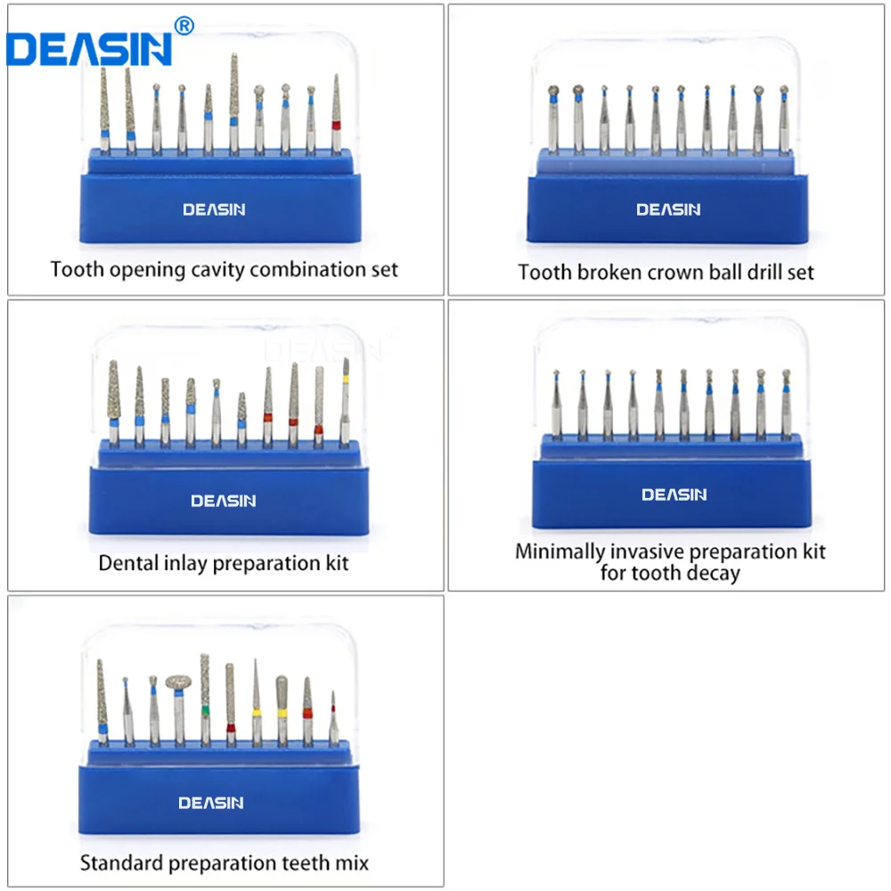 

10pcs/Box Dental Diamond Burs Drill for High Speed Handpiece Polishing Tools Dentist Burs FG Series Dia.1.6mm Dentistry Tool