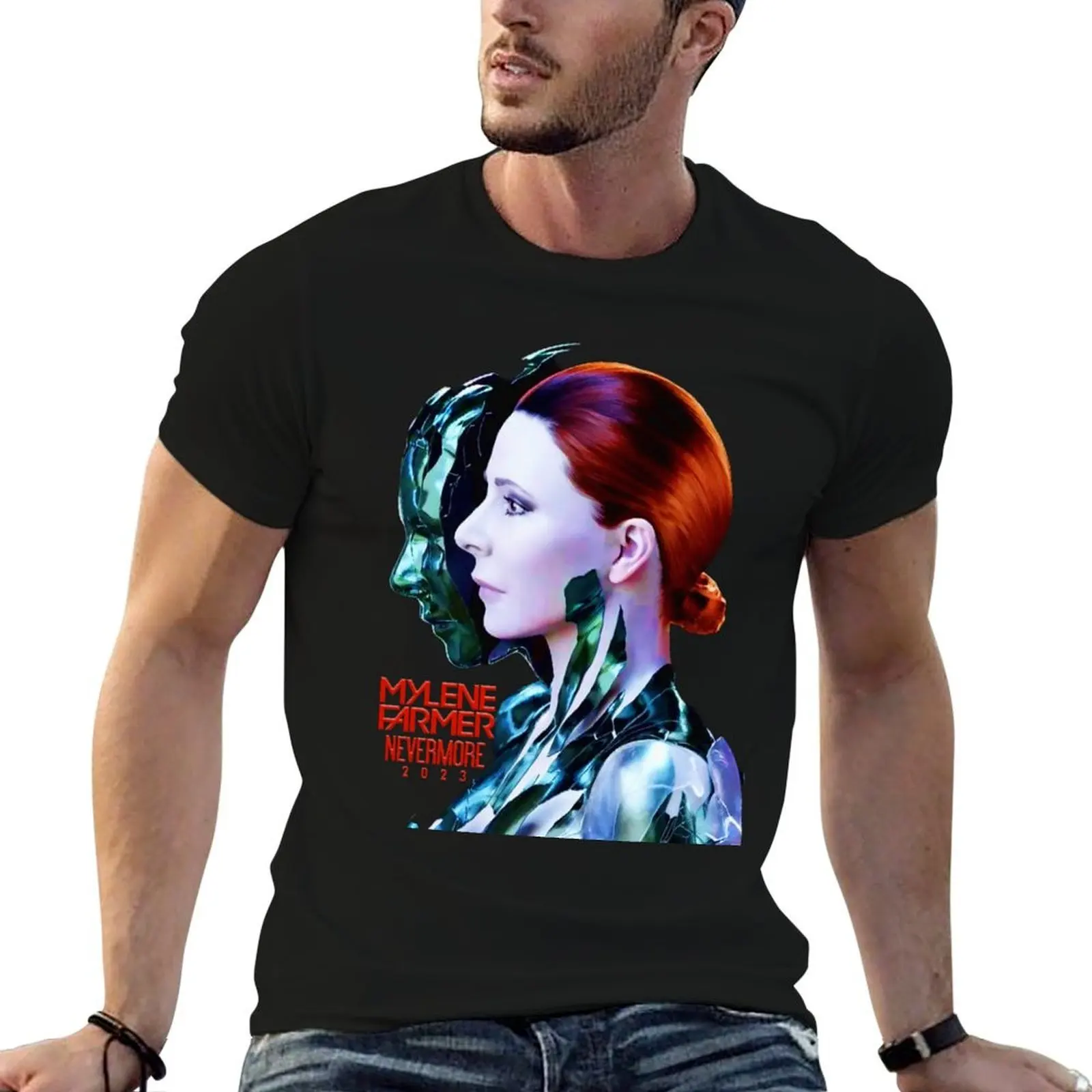 Mylene Farmer Nevermore 2023_L'Emprise_By_MusicArtFantasy-store T-Shirt new gifts and t-shirts summer tops men clothings