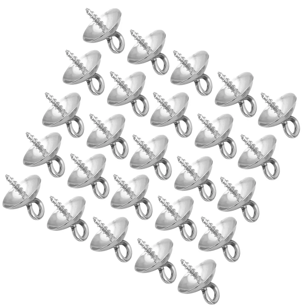 

100 шт. высококачественных основ для украшений из нержавеющей стали в форме чаши для изготовления ожерелий и подвесок ручной работы для женщин