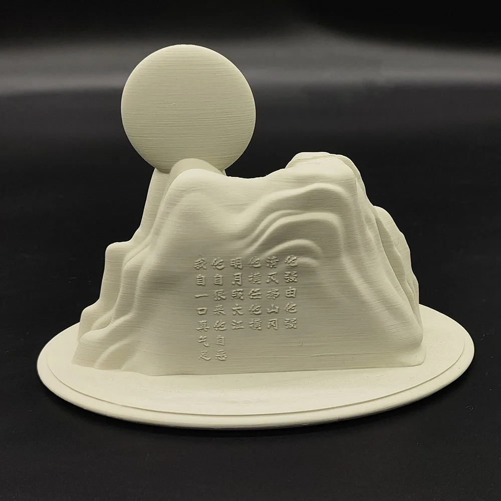 H10cm/20cm Creative Emotional Stabilizer Meditation Healing 3D Printed PLA Statue Model Figurine Decoration Craft Gift view 3