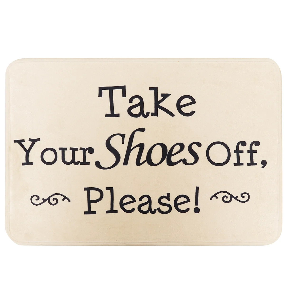 

Simple Letter Doormat Water Absorption Non Slip Welcome Mat For Front Door Entryway Living Room Bedroom Carpet Decorative Floor