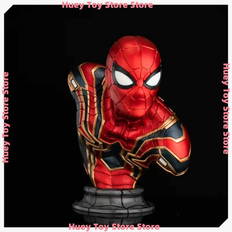 

Official 38CM Spider-Man Light-Up Bust, Marvel Avengers Movie Resin Statue, LED Desktop Display Model Collectible Gift