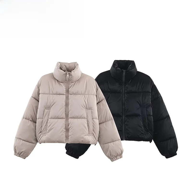 

Faionable Thiened водонепроницаемое ветрозащитное пальто iny Surface, осеннее новое поступление, женское хлопковое пальто Jaet Street Sle 2025