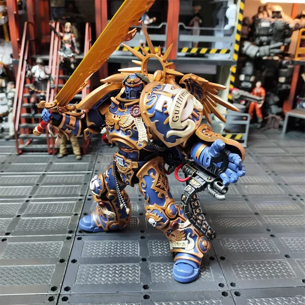 JOYTOY الأصلي WARHAMMER 40K Ultramarines Primarch Roboute Guilliman أنيمي عمل أرقام اللعب نموذج تحصيل الهدايا في الأوراق المالية