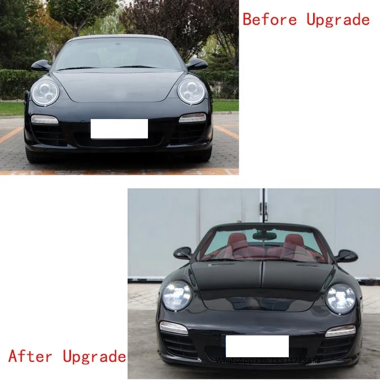 Auto Parts Front Lamp Upgrade 2023 997 PDLS Style Headlights matrix LED Headlamp Headlight for Porsche 911 997.1 997.2 2012-2018