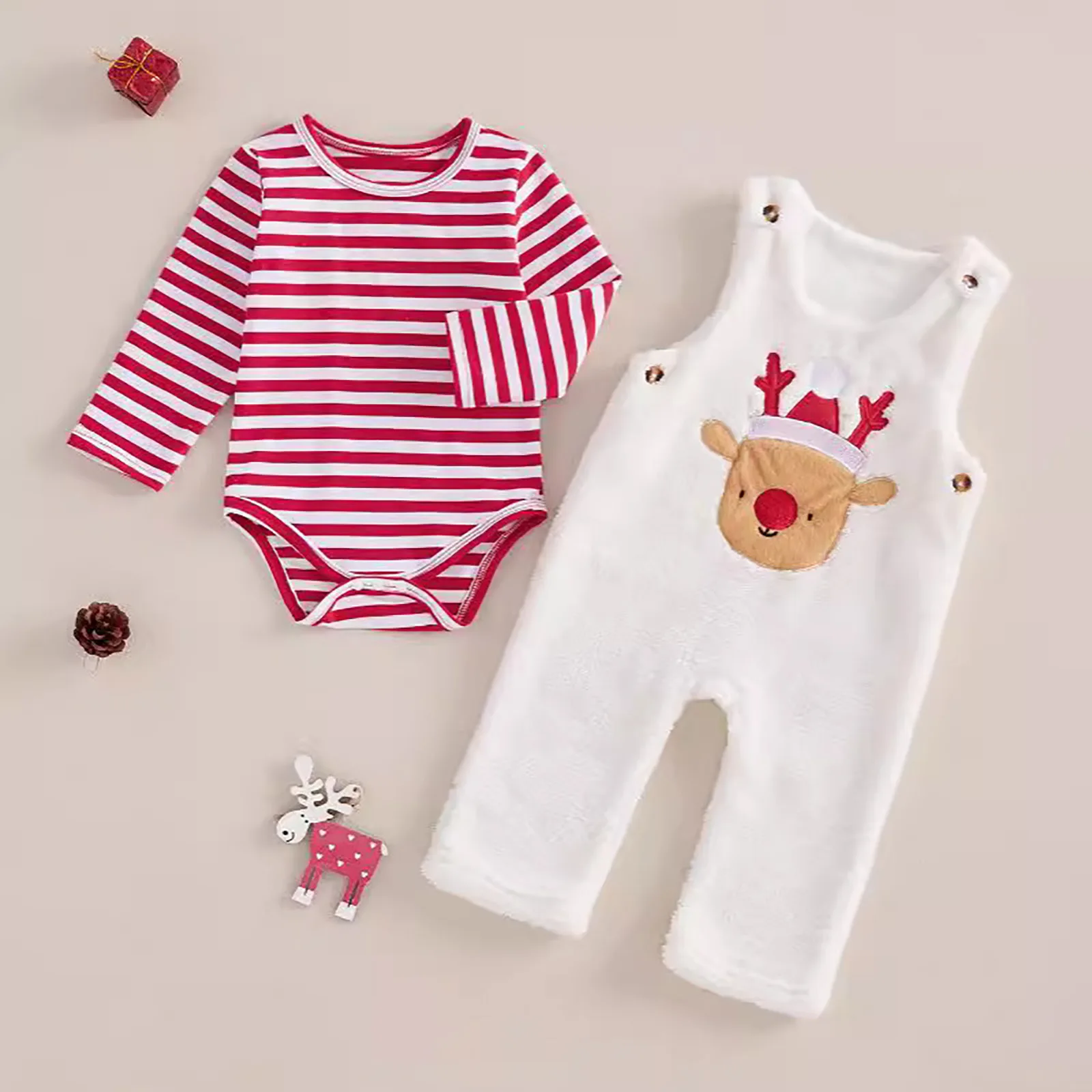 

Baby with Blanket Baby Girl Christmas Outfit Baby Girl Long Sleeve Rompers Patch Overalls Pant Sets My Clothes 1 Pound Baby