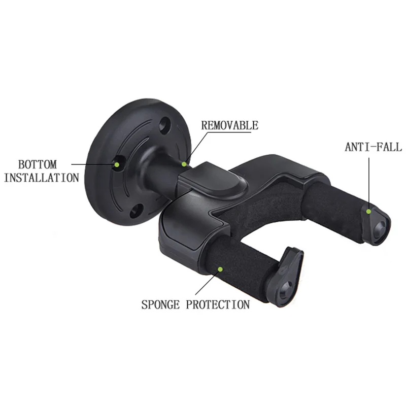 Guitar Hanger Hook Wall Mount Bracket Rack Display Guitar Bass Accessories Guitar Tuners Machine Heads Acoustic Guitar Kit
