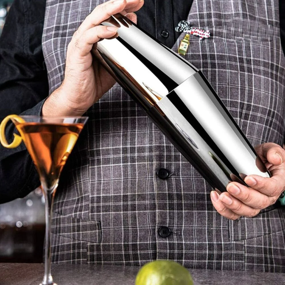 

3/4Pcs Stainless Steel Cocktail Mixer Kit 600/700ml Rustproof Wine Mixer Professional Anti-corrosion Cocktail Mixer Set Party