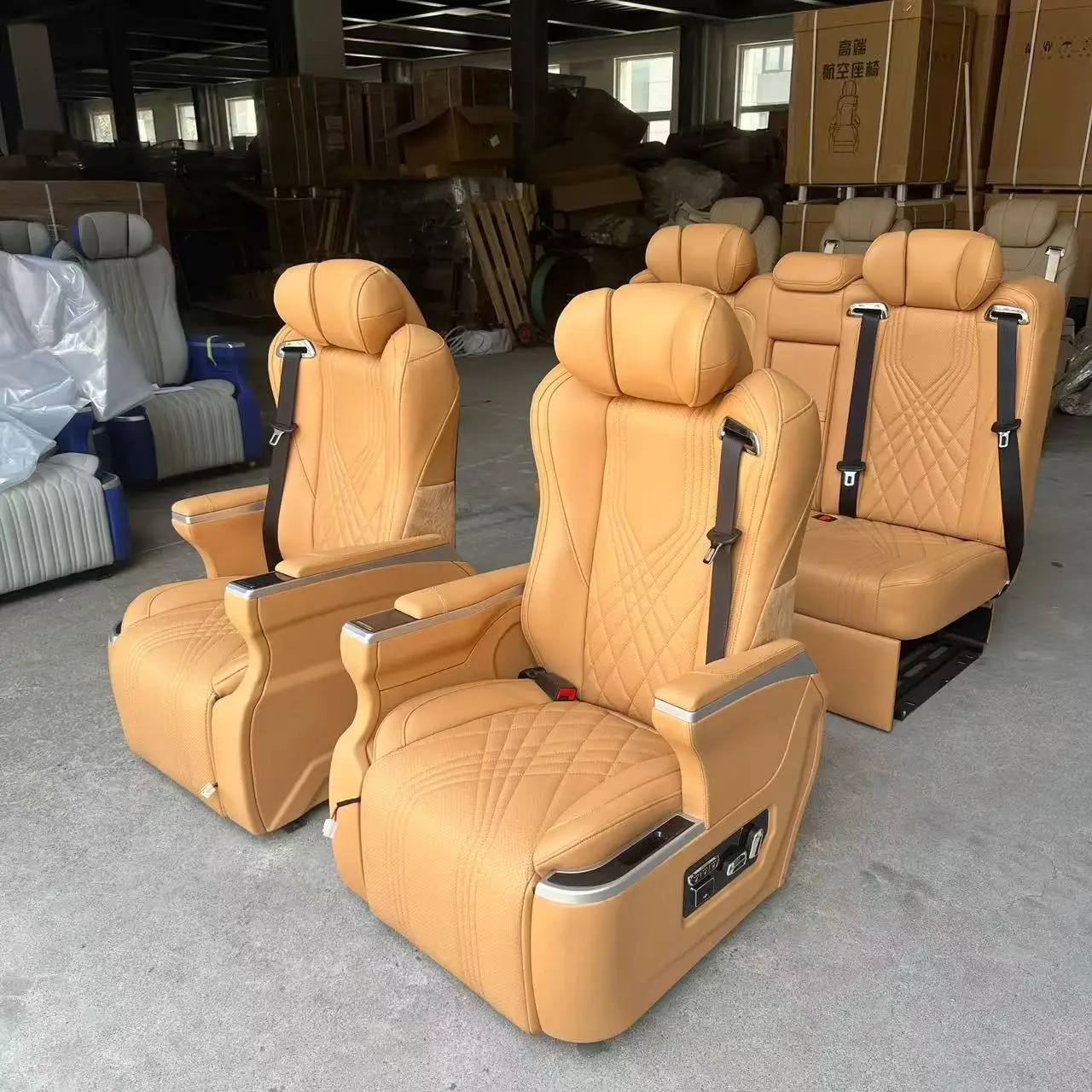 Electric Aero Captain Seat High Quality Supports Color Customizable for Sprinter Van V-class for Hiace Alphard,Customization
