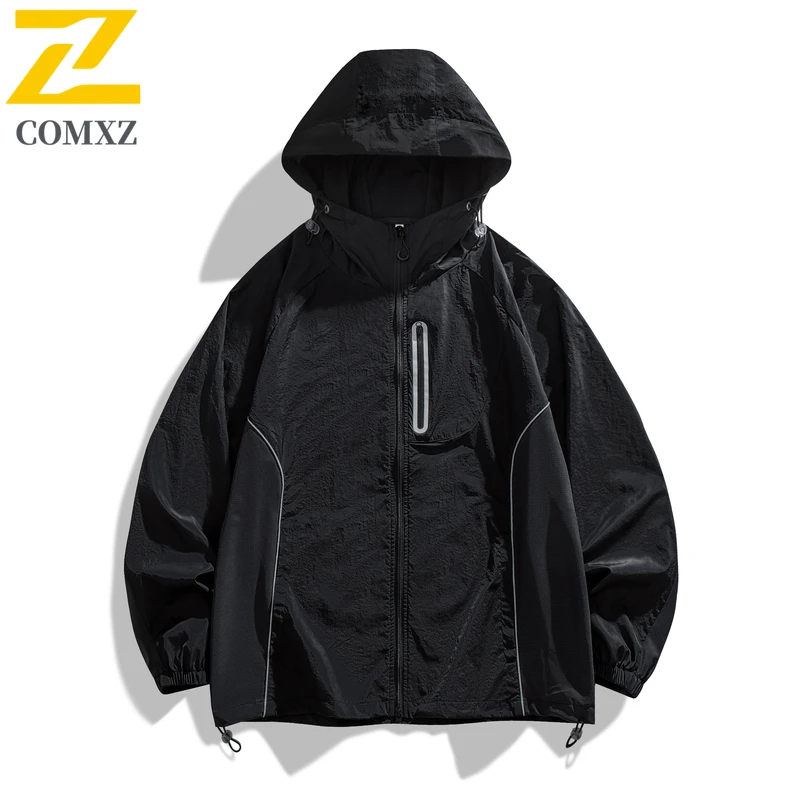 Men's Windshield Jackets Summer 2025 Trendy Ice Silk Thin Comfortable UV Sunscreen Windbreaker Women Casual Fishing Riding Coat