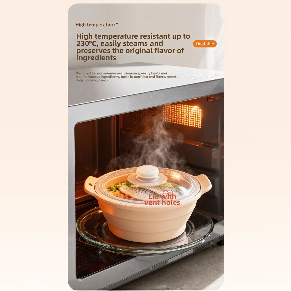 Silicone Microwave Steamer Bas - Silicone Steamer Basket ulasan dan harga