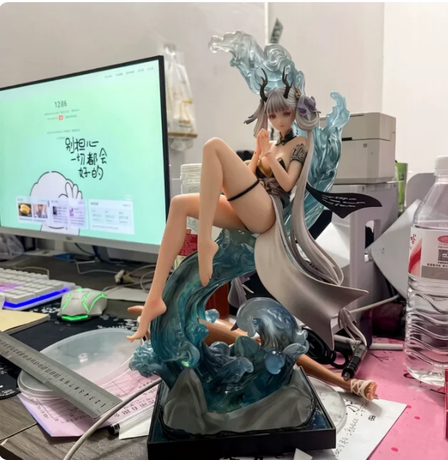 

Anime Game Wuthering Waves Jinhsi Cosplay Anime Q version Model Ornament Desktop Decoration Xmas In-Vehicle Gifts LTDM