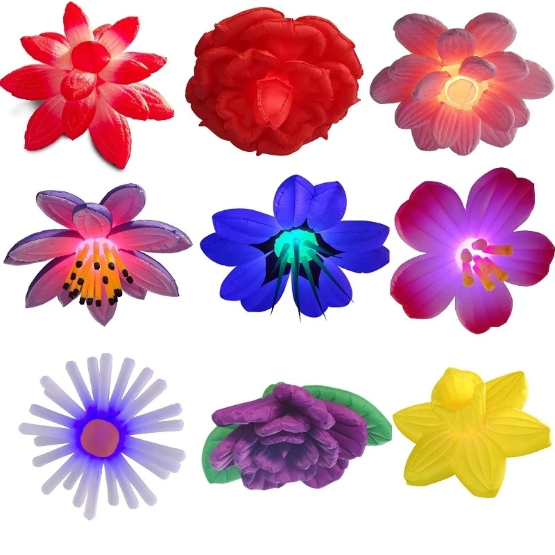 Sayok Giant Inflatable Flower Hanging Decorations Inflatable Flowers Model for Ceiling Bar Events Decor