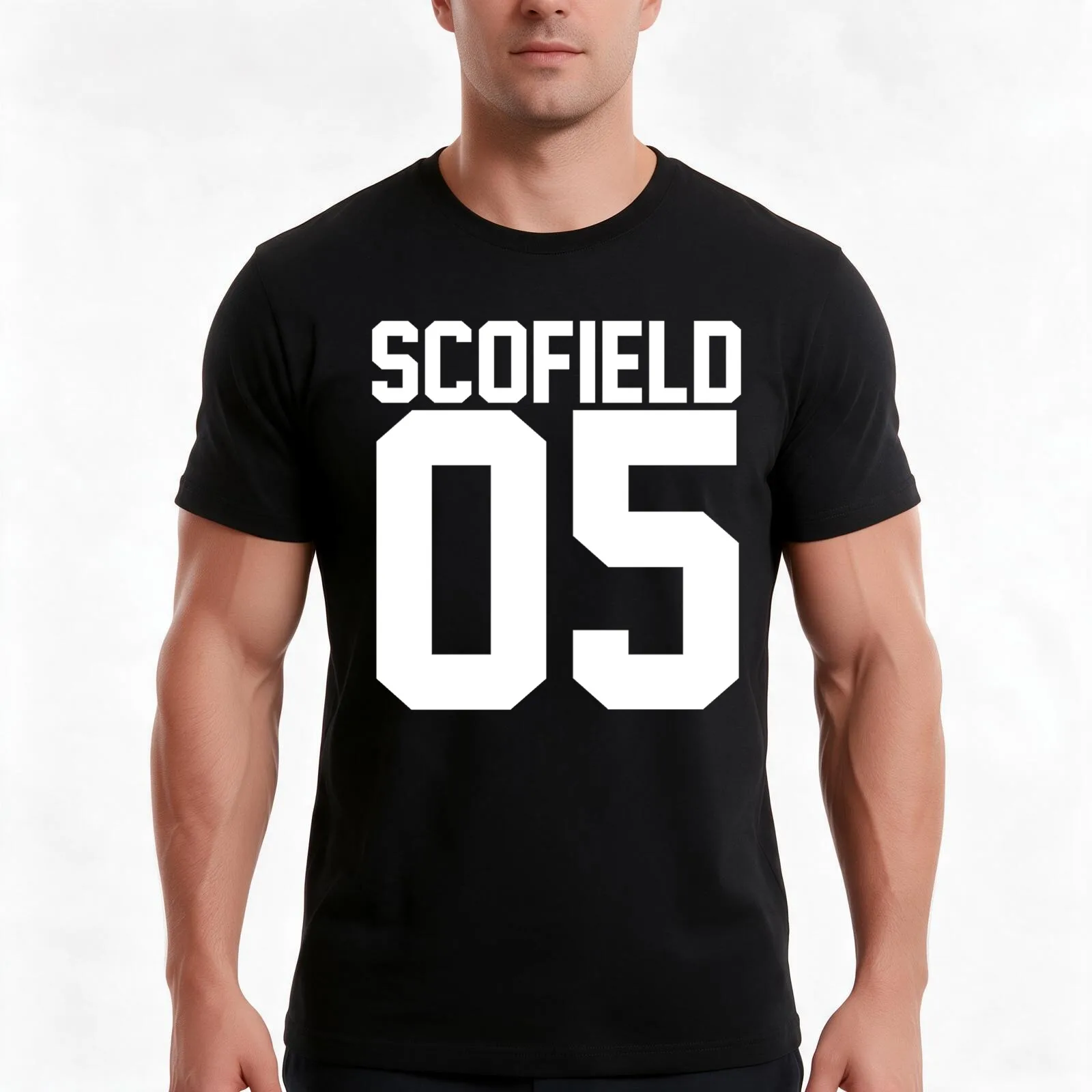 Michael Scofield 05 T-Shirt Summer Casual Cotton Tee Oversized Streetwear Tops Vintage Graphic Print Loose Fit Short Sleeve