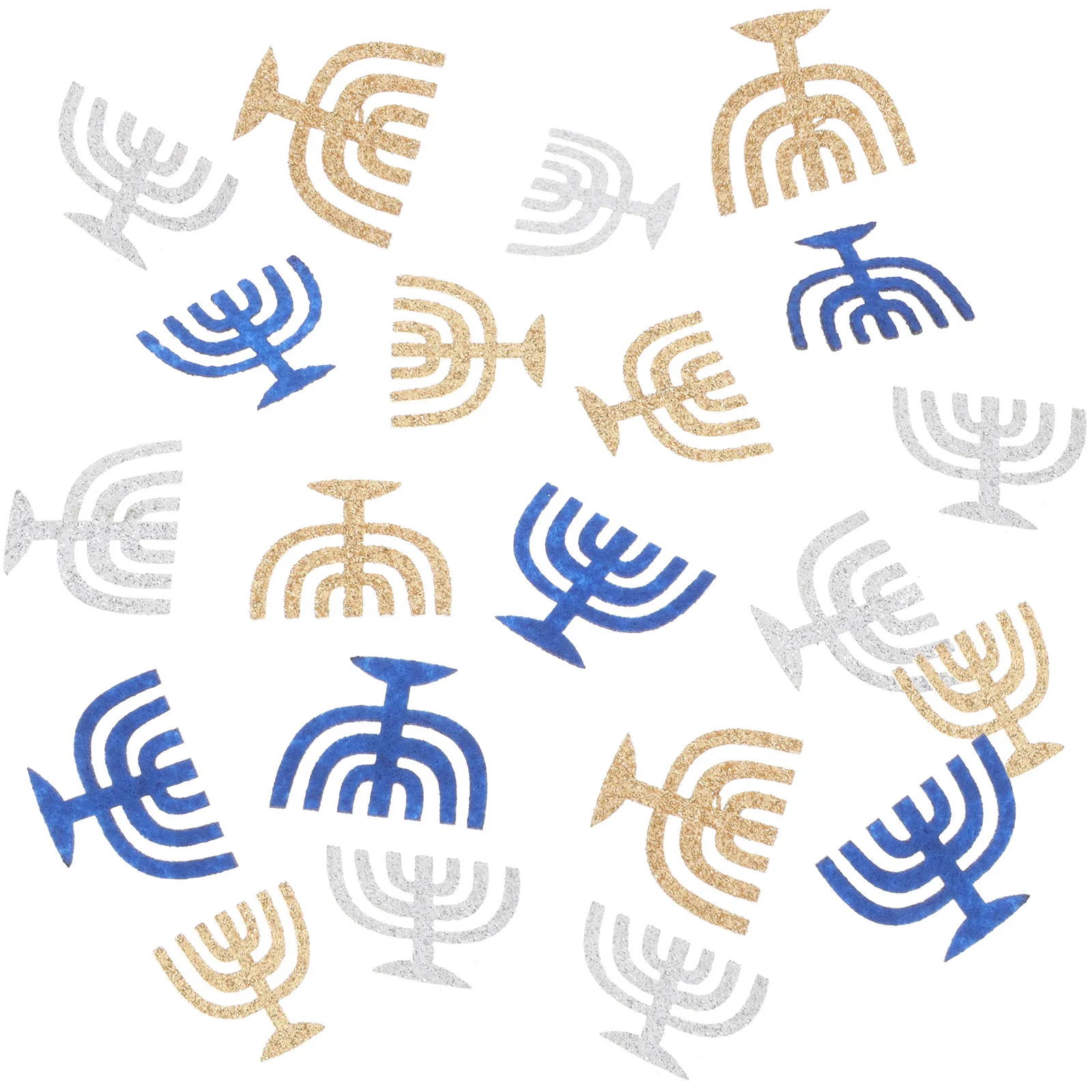 50Pcs Hanukkah Holder Star Menorah Party Decoration Table Scatter Table Centerpiece Hanukkah Party Supplies Holiday