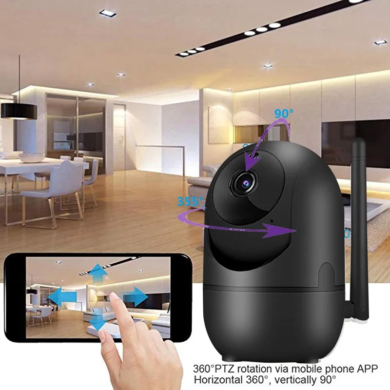 Ycc365 Plus Wifi Camera 1080P HD Security Protection With Baby Monitor Smart Home Auto Tracking Wireless Surveillance IP Camera