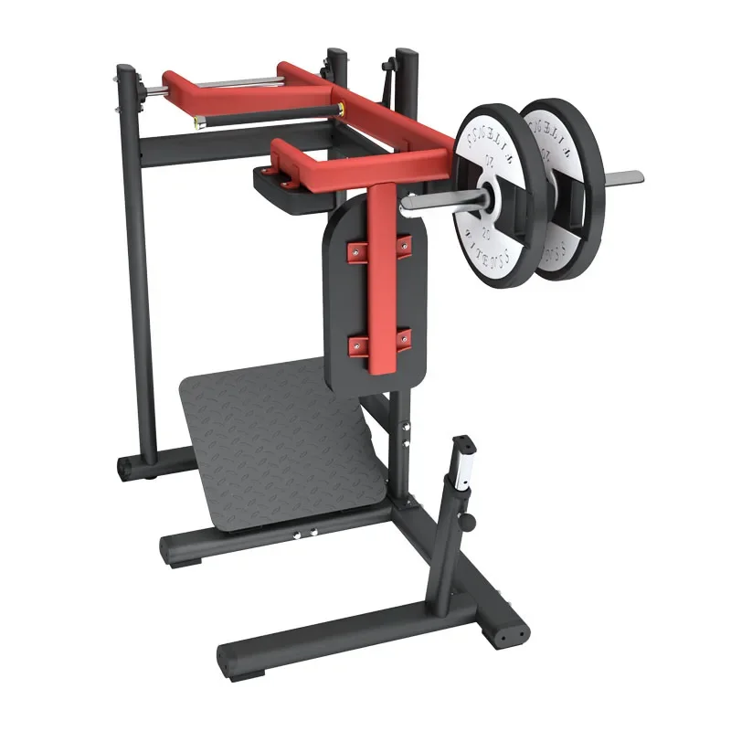 Commercial Fitness Sports Leg Exercise Trainer Pendulum Squat Plate Loaded Strength Training Double Track Squat Machine