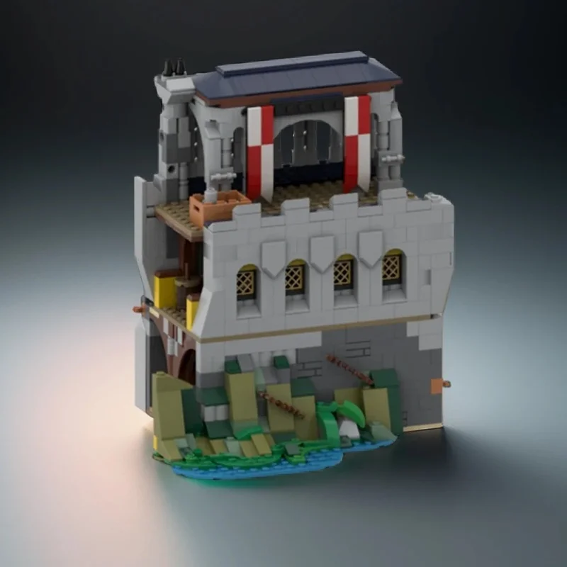 

1129PCS MOC Medieval Castle Lion Knight S Extension Model Premium Display Assembly Building Blocks DIY Creative Gift Building