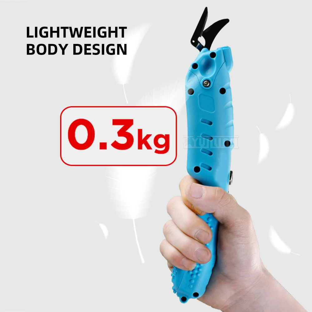Electric scissors Fabric leather shears Curtain carpet silk cutting machine 15mm plastic/5mm leather/0.3mm aluminum