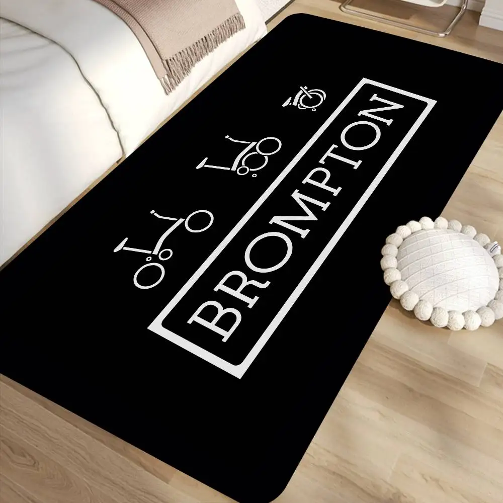 Brompton LOGO Entrance Door Mat Nordic Style Home Doormat Bathroom-Toilet Mats Bedroom Hotel Decor Mat