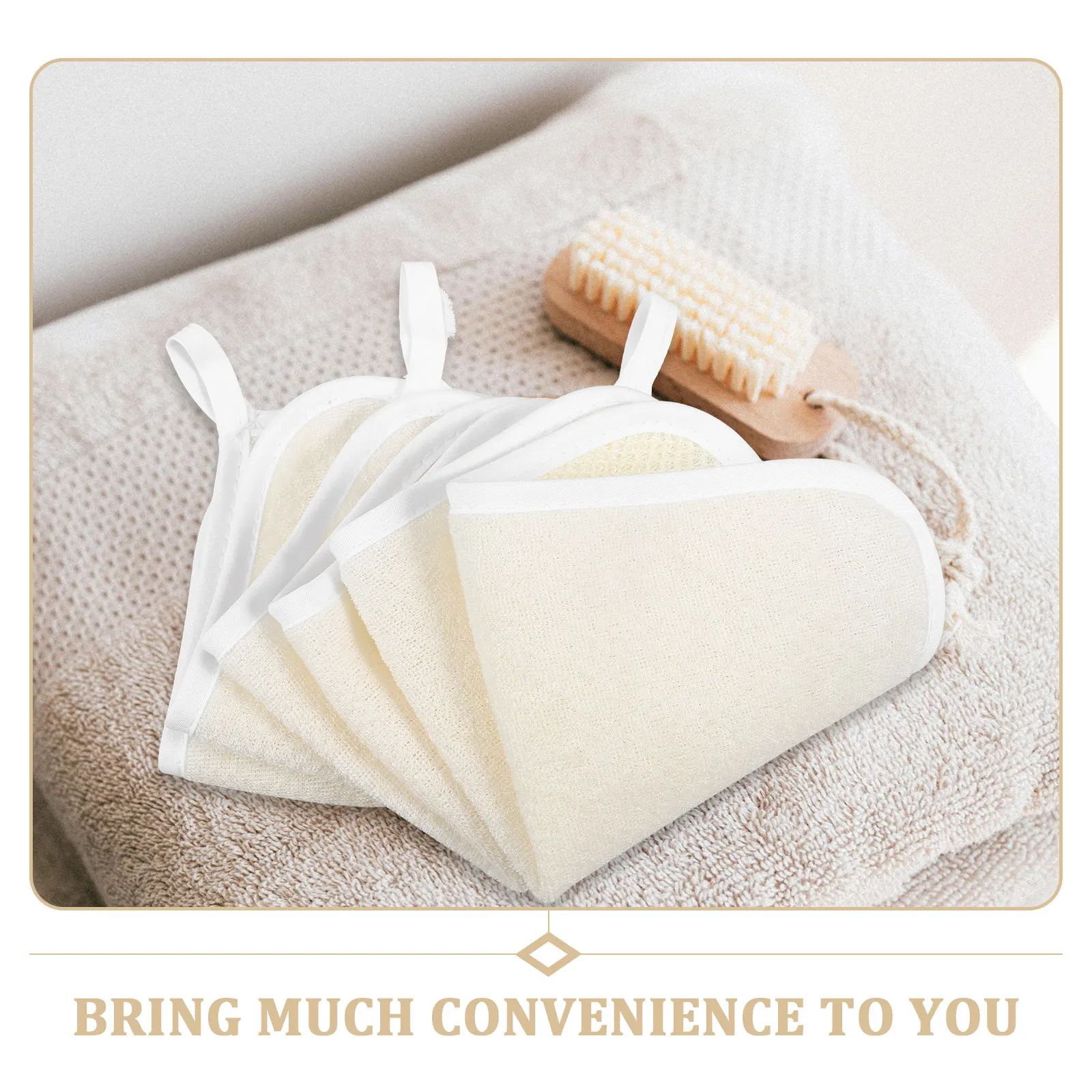 2Pcs Foam Generating Exfoliating Wash Cloth Quick Dry Nylon Bath Towel Face Cloth Short Loop for Daily Home Use