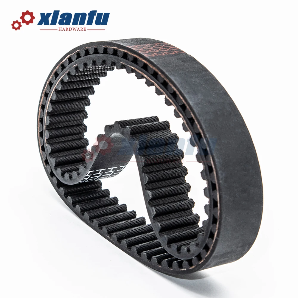 HTD5M Synchronous Belt Timing 5M Pitch 5mm Width 10/15/20/25/30mm Perimeter 230 235 240 245 250 255 260 265 270 275mm Rubber HTD