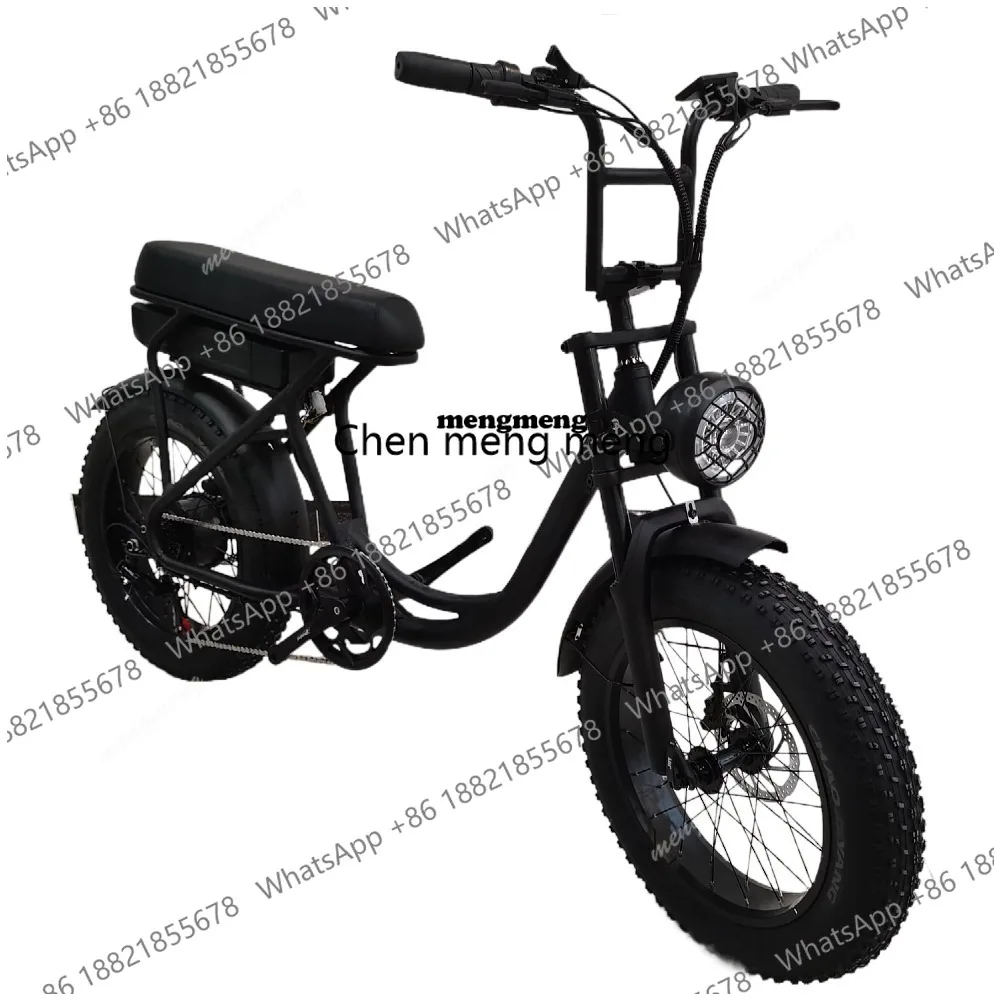 Snow Electric Bike 16-inch Double Drive Snow Electric Booster Dual Motor Electric Booster Bike Design