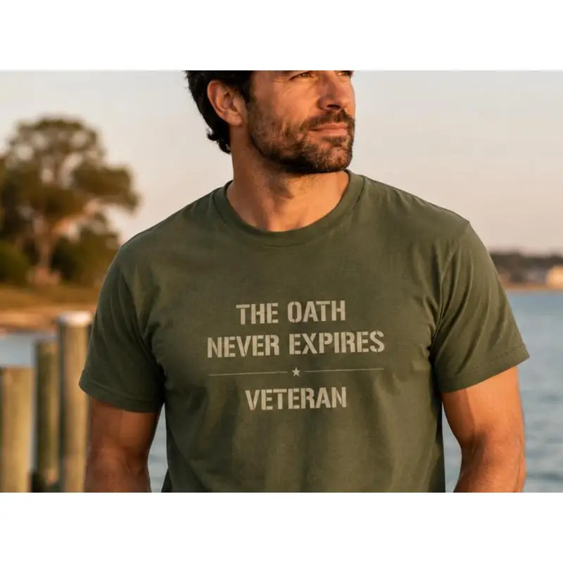The Oath Never Expires Veteran T-Shirt