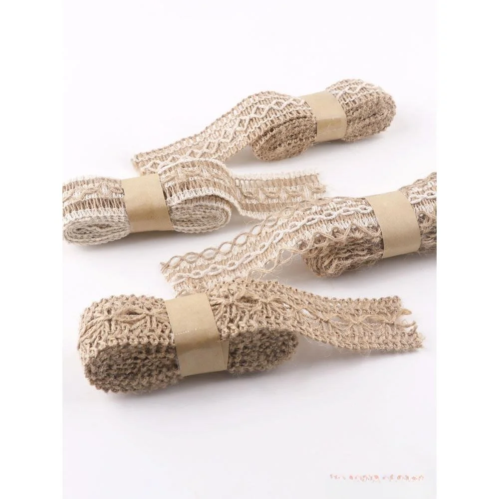 

Декоративный материал ручной работы: плетеная льняная тесьма, лента, веревка для стеклянных бутылок, для домашнего шитья и рукоделия