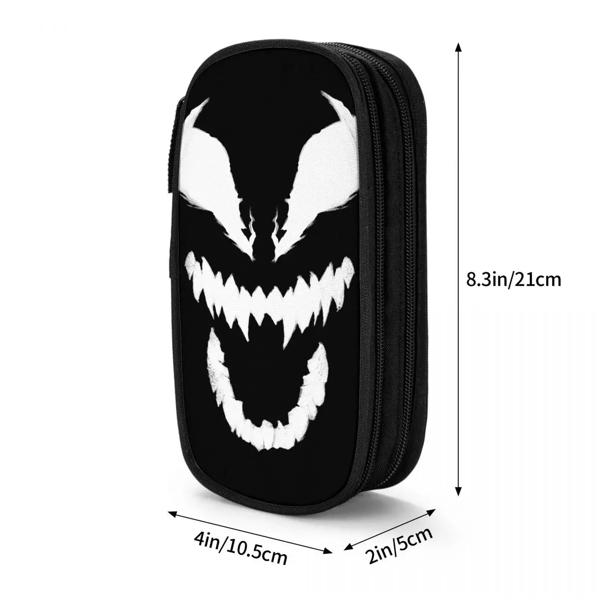 Imagem -06 - Cara de Venom Fleece Lápis Case Spiderman Lápis Pen Holder Lápis Bolsas Papelaria Escola Presentes para Estudantes