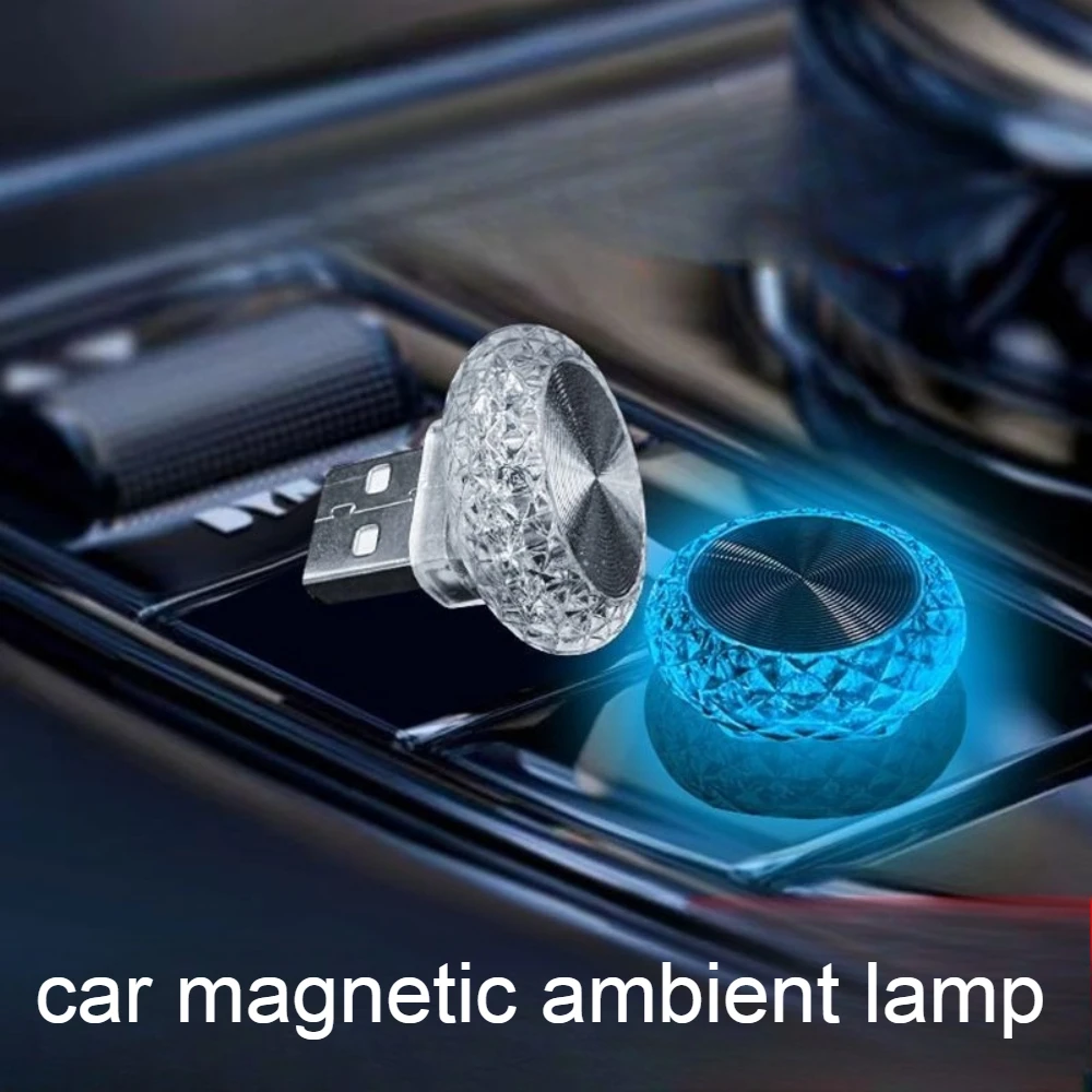 

Plug and Play Ambient Light,car Light Modification,wireless RGB USB Light Mini Portable LED Lamp Car Interior Decorate Light