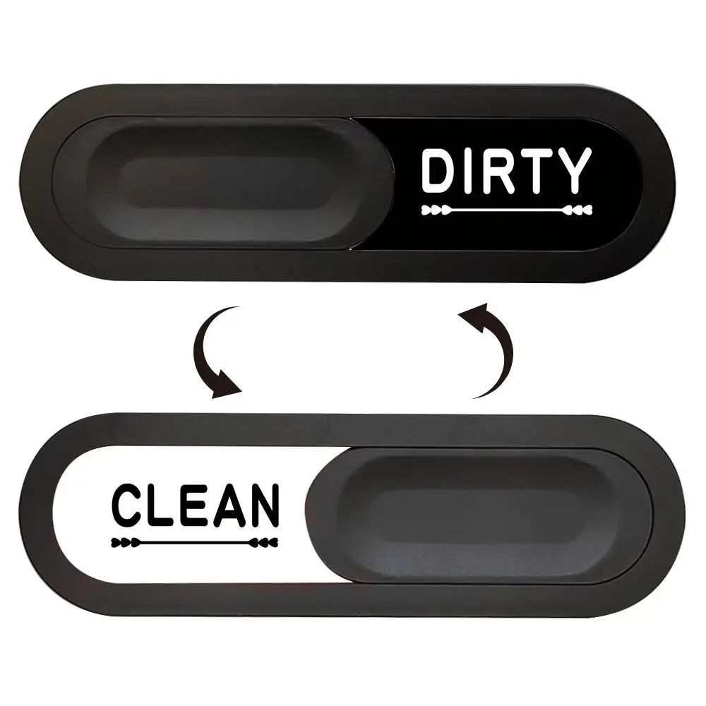 Magnetic Kitchen Accessory For Dishwasher Clean Dirty Indicator Slider Durable ABS Material Practical Appliance Status Board Dec