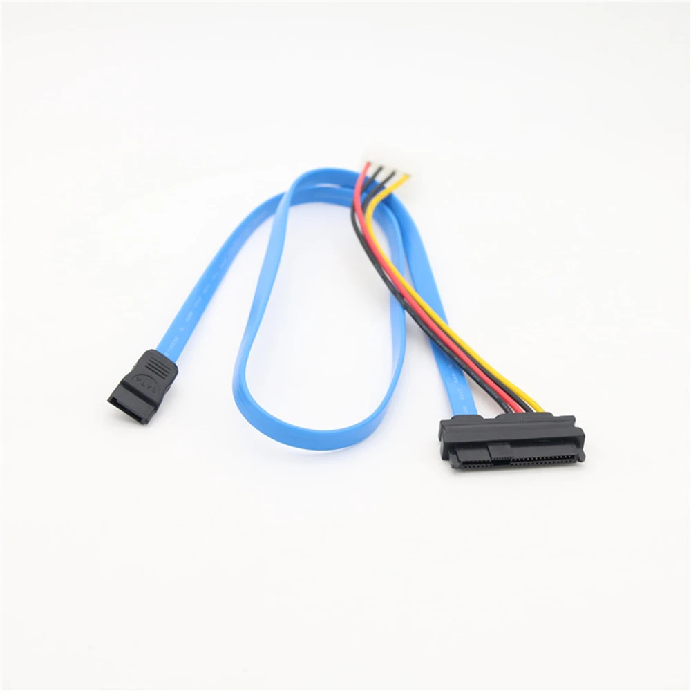 Mini Sata Cable 7 Pin SATA Serial ATA To SAS 29 Pin 4 Pin Cable Male Connector Converter For Hard Disk Drive Power Adapter