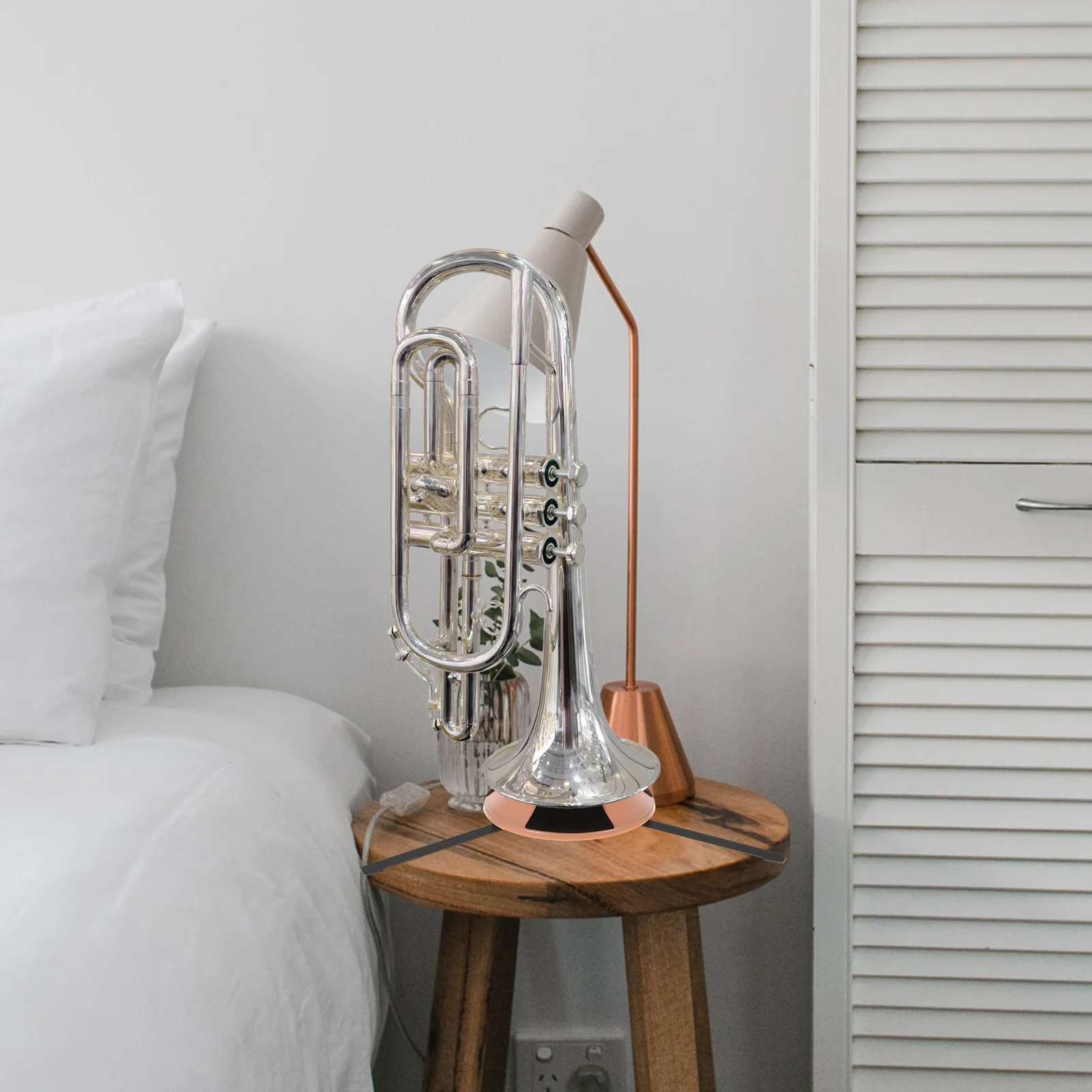 

Musical Instrument Stand Folding Trumpet Detachable Bracket Cornet Holder Tripod