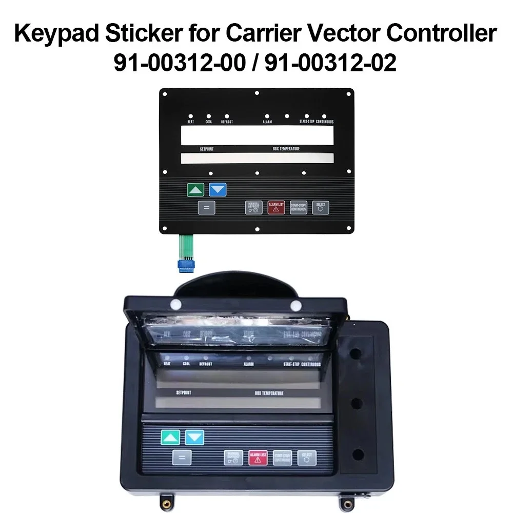 Keypad Sticker for Carrier Vector Controller 91-00312-02 / 91-00312-00